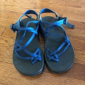 Chaco Blue Double Strap Sandals Size 8 Mens